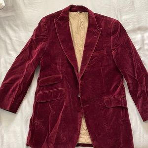 Banana Republic Mens velour sport coat size 46L